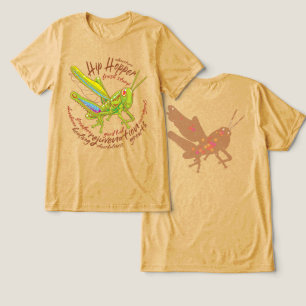 Kleurrijk Sprinkhaan T-shirt