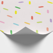 Kleurrijk sprintpapier voor het oppakken cadeaupapier (Hoek)