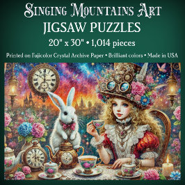 Kleurrijk Sprookje Theetijd Alice In Wonderland Legpuzzel