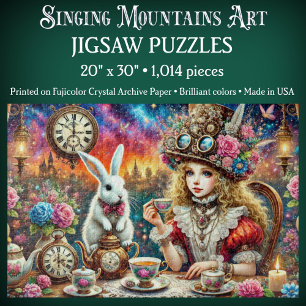 Kleurrijk Sprookje Theetijd Alice In Wonderland Legpuzzel