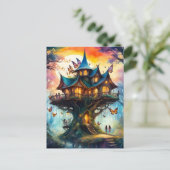 Kleurrijk sprookjesdorp, Postcrossing Briefkaart (Staand voorkant)