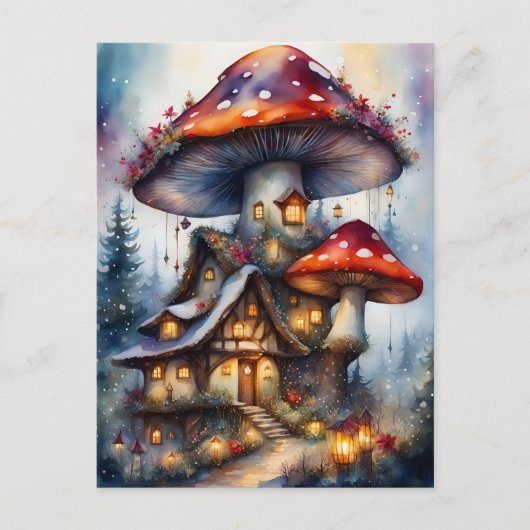 Kleurrijk sprookjesdorp, Postcrossing Briefkaart (Voorkant)