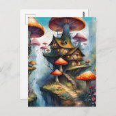 Kleurrijk sprookjesdorp, Postcrossing Briefkaart (Voorkant / Achterkant)