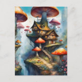 Kleurrijk sprookjesdorp, Postcrossing Briefkaart (Voorkant)