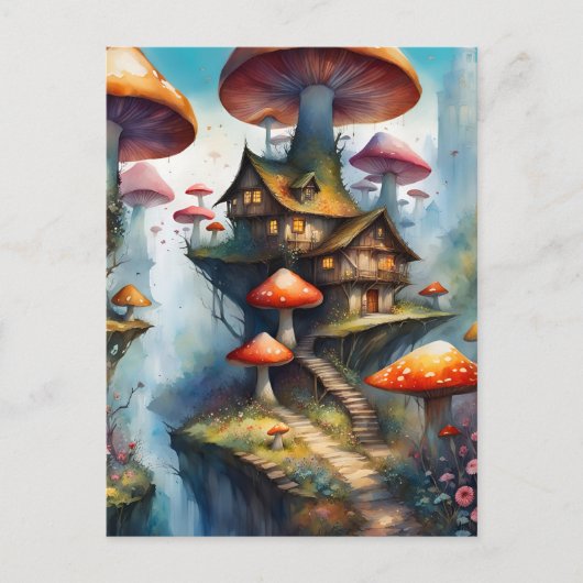 Kleurrijk sprookjesdorp, Postcrossing Briefkaart (Voorkant)