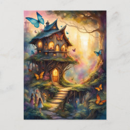 Kleurrijk sprookjesdorp, Postcrossing Briefkaart
