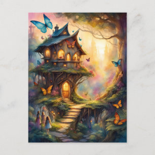 Kleurrijk sprookjesdorp, Postcrossing Briefkaart