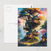 Kleurrijk sprookjesdorp, Postcrossing Briefkaart (Voorkant / Achterkant)