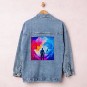 Kleurrijk Staand Denim Jacket (Hangar)