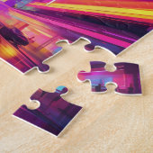 Kleurrijk Stadslandschap Legpuzzel (Zijkant)