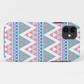 Kleurrijk stam-aztekenpatroon Case-Mate iPhone case (Achterkant (horizontaal))