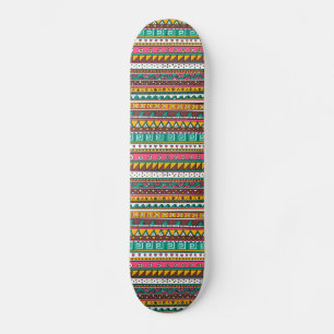Kleurrijk Stammenpatroon Persoonlijk Skateboard