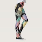 Kleurrijk stedelijk graffiti patroon (10) leggings (Rechts)