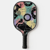 Kleurrijk Stedelijk Graffiti Patroon (10) Pickleball Paddle (Achterkant)