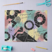 Kleurrijk stedelijk graffiti patroon (10) tissuepapier (Craft)