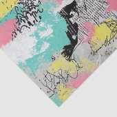 Kleurrijk stedelijk graffitipatroon (3) tissuepapier (Detail)