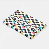 Kleurrijk, stedelijk, modern, trendgeometrisch pat post-it® notes (Schuin)
