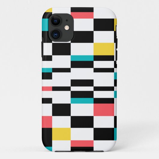 Kleurrijk, stedelijk, modern, trendy geometrisch p Case-Mate iPhone case (Achterkant)