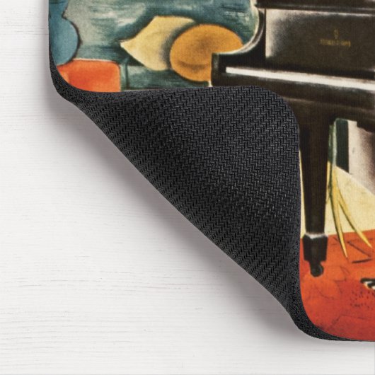  kleurrijk Steinway Piano-instrument en kunst Muismat (Hoek)