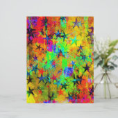 Kleurrijk sterren origami papier (Staand voorkant)
