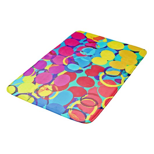 Kleurrijk Stijlvol en Chique Spectrum Patroon Badmat (Gekanteld)