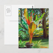 Kleurrijk stilleven Schilderen van Plant van de ba Briefkaart (Voorkant / Achterkant)