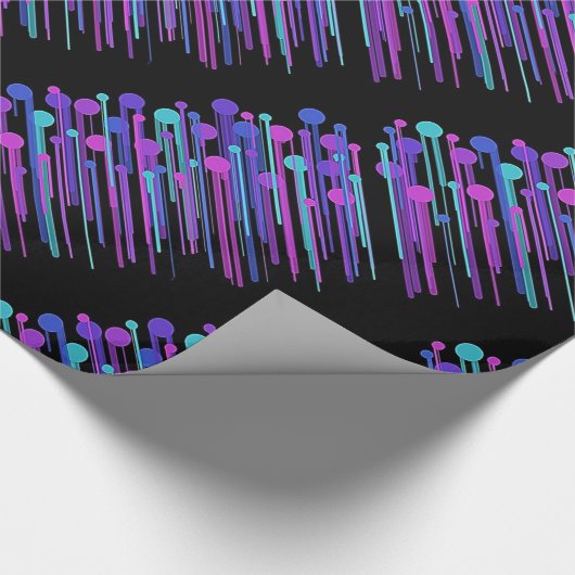 Kleurrijk Stip en driekleurig omslagpapier Cadeaupapier (Hoek)