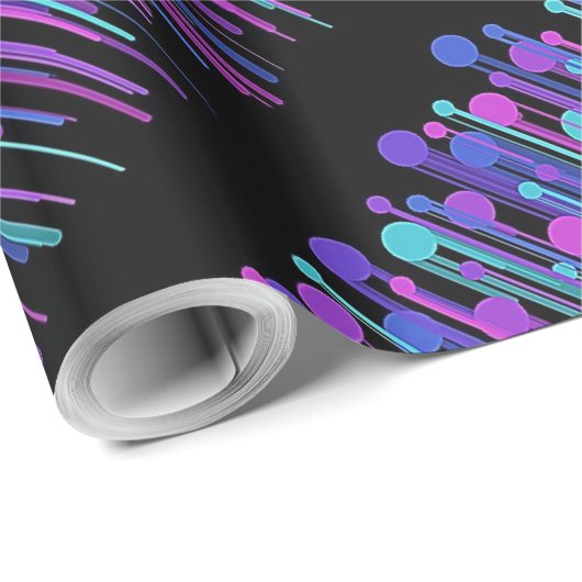 Kleurrijk Stip en driekleurig omslagpapier Cadeaupapier (Rol Hoek)