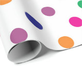 Kleurrijk Stip Verpakkingspapier Cadeaupapier (Rol Hoek)