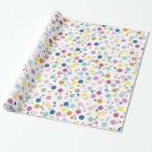 Kleurrijk Stippenpatroon  Cadeaupapier (Uitgerold)