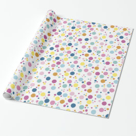 Kleurrijk Stippenpatroon Cadeaupapier