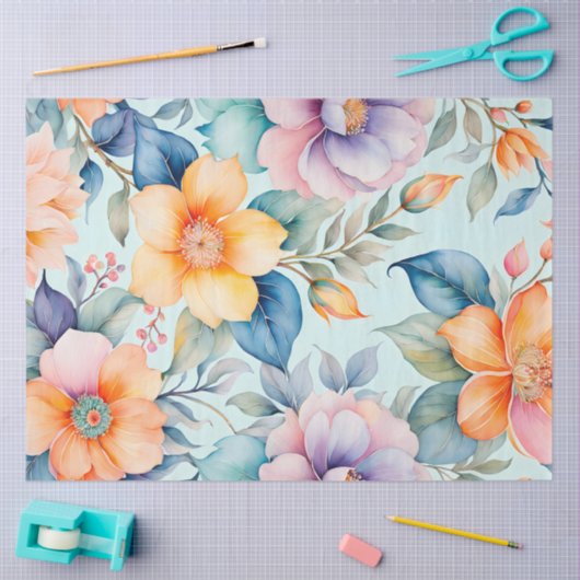 Kleurrijk  Stof Art Tissue Papier (Craft)