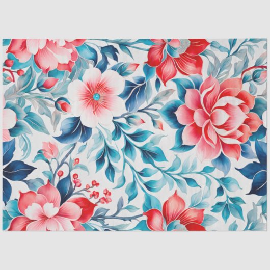 Kleurrijk  Stof Art Tissue Papier (Voorkant)