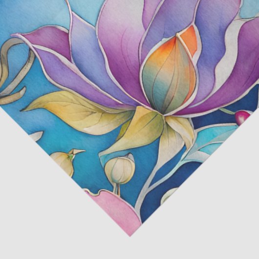 Kleurrijk  Stof Art Tissue Papier (Detail)