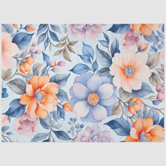 Kleurrijk  Stof Art Tissue Papier (Voorkant)