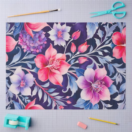 Kleurrijk Stof Art Tissue Papier (Craft)