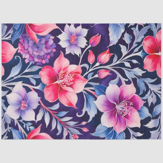 Kleurrijk  Stof Art Tissue Papier (Voorkant)