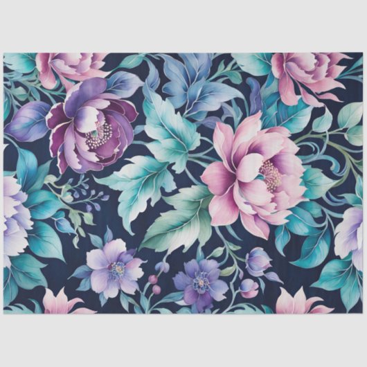 Kleurrijk  Stof Art Tissue Papier (Voorkant)