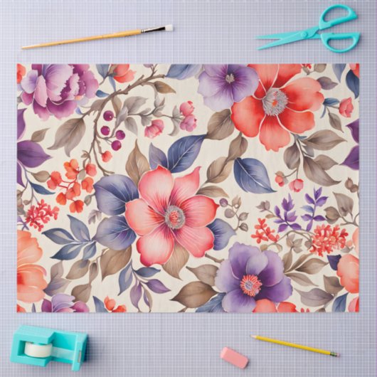 Kleurrijk  Stof Art Tissue Papier (Craft)