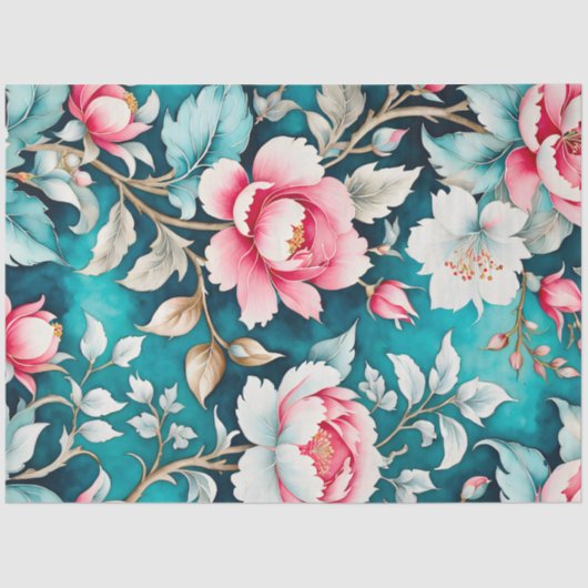 Kleurrijk  Stof Art Tissue Papier (Voorkant)