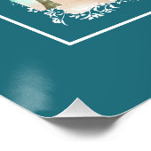 Kleurrijk strandleven perfect poster (Hoek)