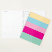 Kleurrijk Strepen Patroon Planner (Display)