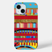 kleurrijk strepenpatroon Case-Mate iPhone case (Achterkant)