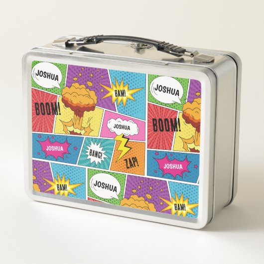 Kleurrijk stripboek Gepersonaliseerde naam Pop Art (Achterkant)