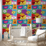 Kleurrijk stripboek Gepersonaliseerde naam Pop Art Behang<br><div class="desc">Een kleurrijk stripverhaal pop art style design met uw eigen naam. Een leuke en leuke stripverhaal thema illustratie met heldere kleuren en superheld actie woorden en tekeningen. Een ideaal ontwerp voor iedereen die houdt van super hero design, strips, cartoon stijl illustraties, kleurrijke actie gevulde design en pop kunst! Personaliseer dit...</div>