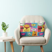 Kleurrijk stripboek Gepersonaliseerde naam Pop Art Kussen (Stoel)