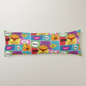 Kleurrijk stripboek Gepersonaliseerde naam Pop Art Lichaamskussen (Achterkant)