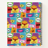 Kleurrijk stripboek Gepersonaliseerde naam Pop Art Notitieboek (Achterkant)