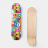 Kleurrijk stripboek Gepersonaliseerde naam Pop Art Persoonlijk Skateboard (Voorkant)