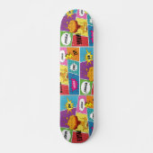 Kleurrijk stripboek Gepersonaliseerde naam Pop Art Persoonlijk Skateboard (Voorkant)